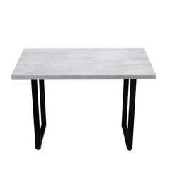 Стол кухонный прямоугольный 1,2х0,8 м бетон светлый 9631 (53847) - фото 2