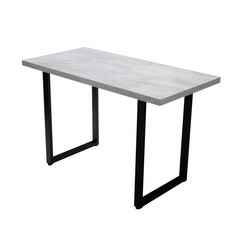 Изображение товара Стол кухонный прямоугольный 1,2х0,6 м бетон светлый 9631 (53848)