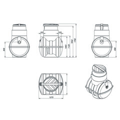 Локальное очистное сооружение (септик) Rostok Мини 1 куб.м - фото 5