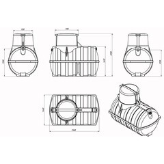 Локальное очистное сооружение (септик) Rostok Коттеджный Плюс 3 куб.м - фото 8
