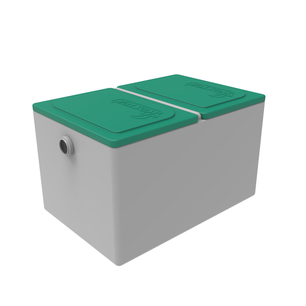 Изображение товара Жироуловитель Rostok 1000 1-170 для канализации, бак 166л, эко-устойчивый