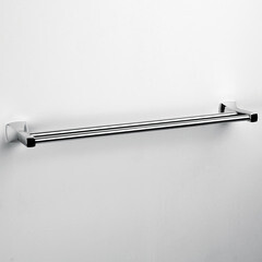 Полотенцедержатель WasserKraft Wern K-2500 660 мм двойной на шуруп металл хром (K-2540) - фото 3