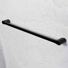 Полотенцедержатель WasserKraft Glan K-5100 640 мм на шуруп металл черный глянец (K-5130) - фото 2