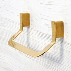 Полотенцедержатель кольцо WasserKraft Sauer K-7900 d218 мм на шуруп металл золото глянцевое (K-7960) - фото 4