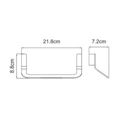 Полотенцедержатель кольцо WasserKraft Sauer K-7900 d218 мм на шуруп металл золото глянцевое (K-7960) - фото 3