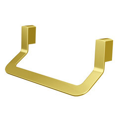 Полотенцедержатель кольцо WasserKraft Sauer K-7900 d218 мм на шуруп металл золото глянцевое (K-7960) - фото 1