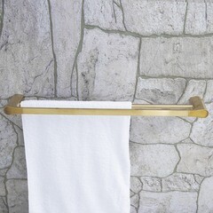 Полотенцедержатель WasserKraft Aisch K-5900 640 мм двойной на шуруп металл золото матовое (K-5940) - фото 2