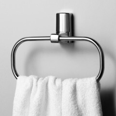 Полотенцедержатель кольцо WasserKraft Leine K-5000 d230 мм на шуруп металл хром (K-5060) - фото 2