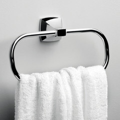 Полотенцедержатель кольцо WasserKraft Wern K-2500 d227 мм на шуруп металл хром (K-2560) - фото 2