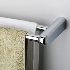 Полотенцедержатель WasserKraft Berkel K-6800 635 мм двойной на шуруп металл хром (K-6840) - фото 2