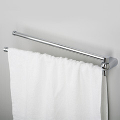 Полотенцедержатель WasserKraft Berkel K-6800 455 мм двойной поворотный на шуруп металл хром (K-6831) - фото 2