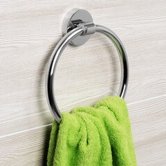 Полотенцедержатель кольцо WasserKraft Rhein K-6200 d170 мм на шуруп металл хром (K-6260) - фото 2