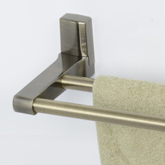 Полотенцедержатель WasserKraft Exter K-5200 635 мм двойной на шуруп металл светлая бронза (K-5240) - фото 4