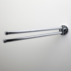 Полотенцедержатель WasserKraft Isen K-4000 445 мм двойной поворотный на шуруп металл хром (K-4031) - фото 3