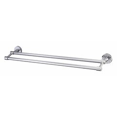 Изображение товара Полотенцедержатель WasserKraft Isen K-4000 663 мм двойной на шуруп металл хром (K-4040)