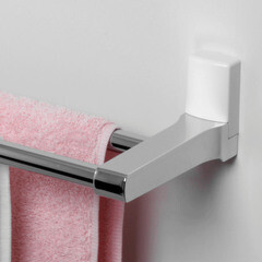 Полотенцедержатель WasserKraft Leine K-5000 White 635 мм двойной на шуруп пластик/металл хром (K-5040W) - фото 3