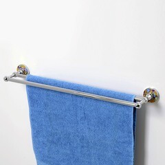 Полотенцедержатель WasserKraft Diemel K-2200 670 мм двойной на шуруп металл хром (K-2240) - фото 4