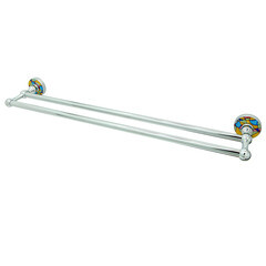 Изображение товара Полотенцедержатель WasserKraft Diemel K-2200 670 мм двойной на шуруп металл хром (K-2240)