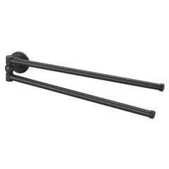 Изображение товара Полотенцедержатель WasserKraft Isar K-7300 450 мм двойной поворотный на шуруп металл темная бронза (K-7331)