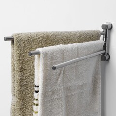 Полотенцедержатель WasserKraft Ammer K-7000 430 мм тройной поворотный на шуруп металл никель (K-1933) - фото 2