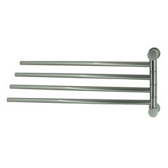 Изображение товара Полотенцедержатель WasserKraft K-1034 405 мм четверной поворотный на шуруп металл никель (K-1034N)