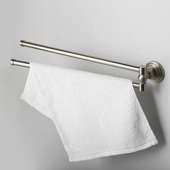 Полотенцедержатель WasserKraft Ammer K-7000 450 мм двойной поворотный на шуруп металл никель (K-7031) - фото 2