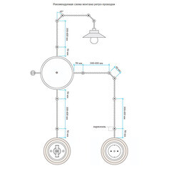 Розетка Bironi Лизетта накладная слоновая кость ретро (B1-101-211) - фото 3