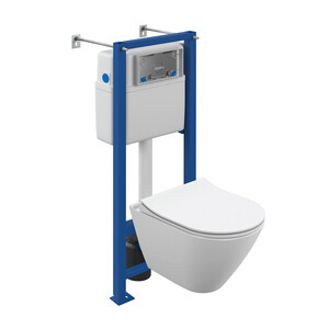 Комплект инсталляции Cersanit Vector LP с унитазом City Smart CO DPL EO ...