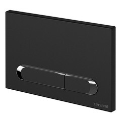 Клавиша смыва для инсталляций Cersanit Estetica черная (64112) - фото 3