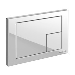 Клавиша смыва для инсталляций Cersanit Corner белая (64077) - фото 4