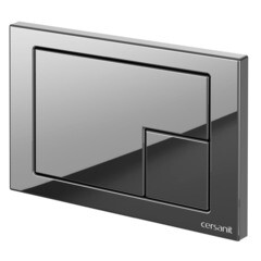 Клавиша смыва для инсталляций Cersanit Corner хром глянцевый (64108) - фото 3