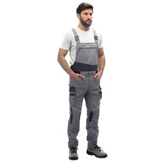 Полукомбинезон рабочий Delta Plus Mach 2 Corporate 52-54 рост 180-188 см серый - фото 16