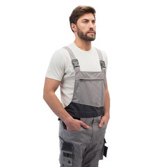 Полукомбинезон рабочий Delta Plus Mach 2 Corporate 52-54 рост 180-188 см серый - фото 2