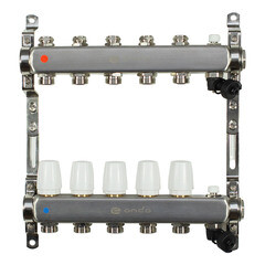 Изображение товара Коллекторная группа Ondo 1 ВР(г) х 5 выходов 3/4 НР(ш) ЕК х 1 ВР(г)