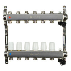 Изображение товара Коллекторная группа Ondo 1 ВР(г) х 6 выходов 3/4 НР(ш) ЕК х 1 ВР(г)