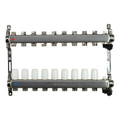 Коллекторная группа Ondo 1 ВР(г) х 9 выходов 3/4 НР(ш) ЕК х 1 ВР(г) - фото 1