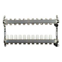 Коллекторная группа Ondo 1 ВР(г) х 11 выходов 3/4 НР(ш) ЕК х 1 ВР(г) - фото 1