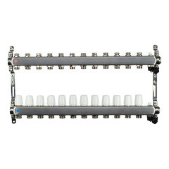 Коллекторная группа Ondo 1 ВР(г) х 12 выходов 3/4 НР(ш) ЕК х 1 ВР(г) - фото 1