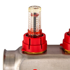 Коллекторная группа с расходомерами Ondo 1 ВР(г) х 5 выходов 3/4 НР(ш) ЕК х 1 ВР(г) - фото 7