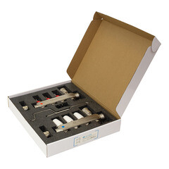 Коллекторная группа с расходомерами Ondo 1 ВР(г) х 3 выхода 3/4 НР(ш) ЕК х 1 ВР(г) - фото 5