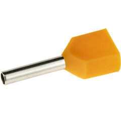 Изображение товара Наконечник штыревой втулочный изолированный Duwi 8мм х 0,5 кв.мм двойной (25 шт.)