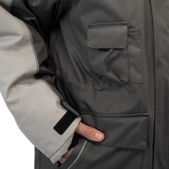 Куртка рабочая утепленная Delta Plus Nordland 52 рост 172-180 см серая - фото 4