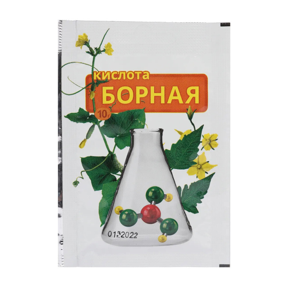 Изображение товара Регулятор роста для растений Ваше хозяйство борная кислота 10 г