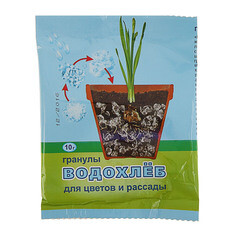 Изображение товара Удобрение сухое для цветов и рассады гранулированное Водохлеб Ваше хозяйство 10 г