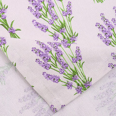 Скатерть Василиса 145х180 см хлопок букет лаванды - фото 3