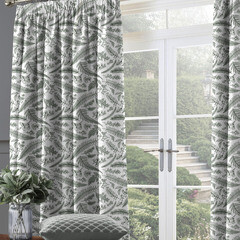 Изображение товара Штора рогожка травы 145х260 см Василиса Kitchen Line (ТТ-00293444)