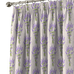Штора рогожка букет лаванды 145х260 см Василиса Kitchen Line (ТТ-00293725) - фото 2