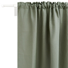 Штора лен шалфей 145х300 см Rusby Лен (ТТ-00259471) - фото 4