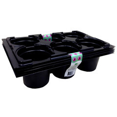 Подставка для горшков 80х80 мм 6 ячеек (5 шт.) - фото 1