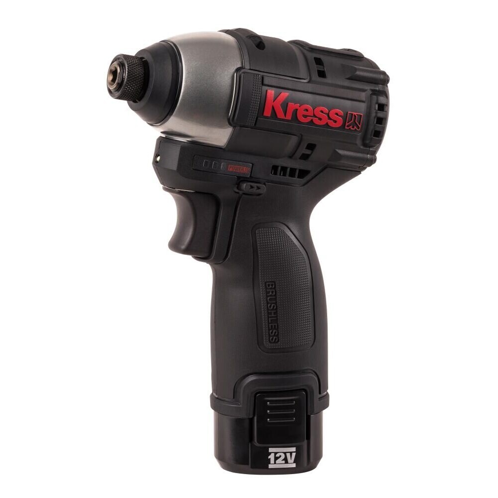 Изображение товара Аккумуляторный винтоверт Kress KU203.1 12 В 2 Ач Li-Ion, 3 скорости, 2 аккумулятора